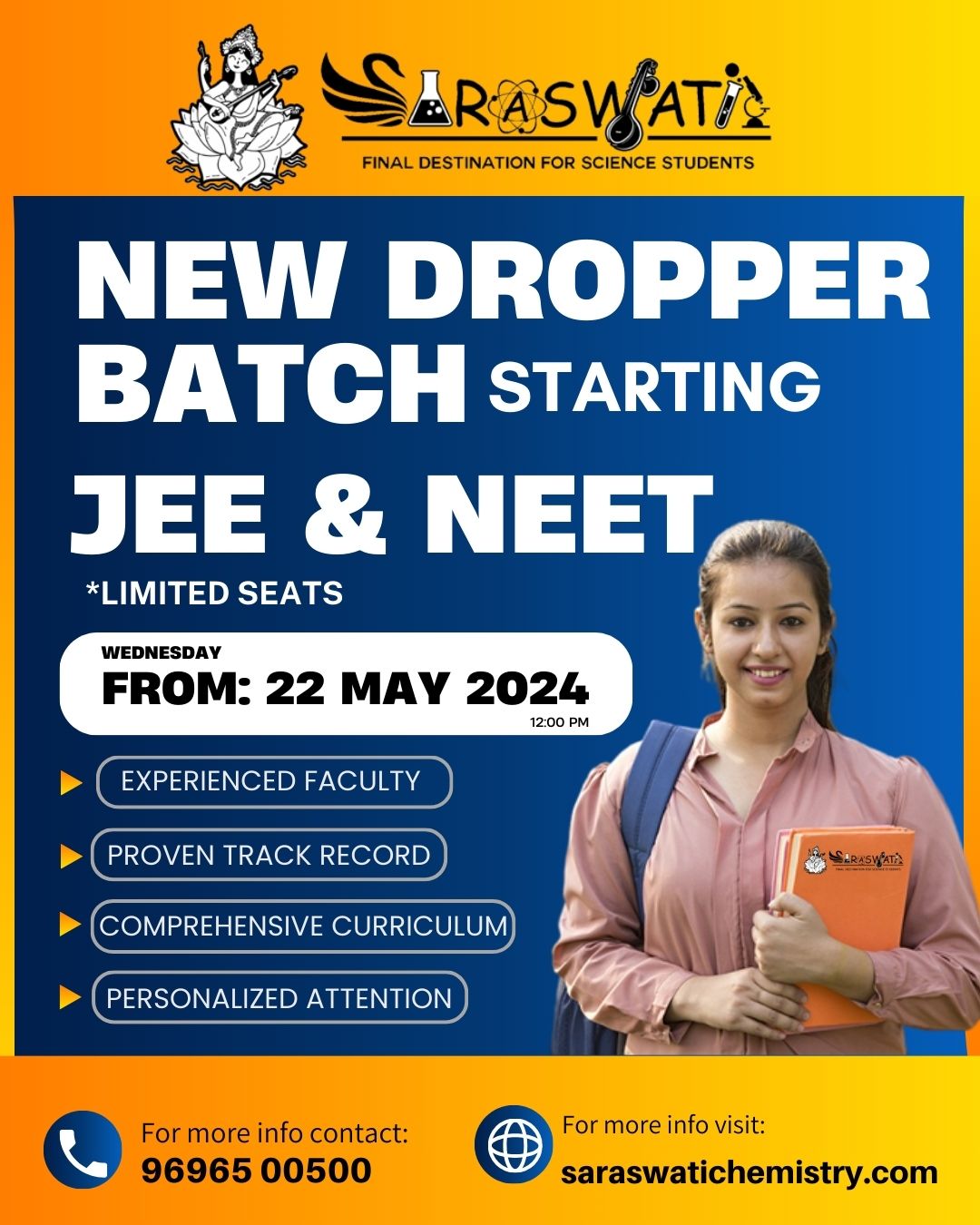 Prepare for JEE and NEET with Saraswati Chemistry